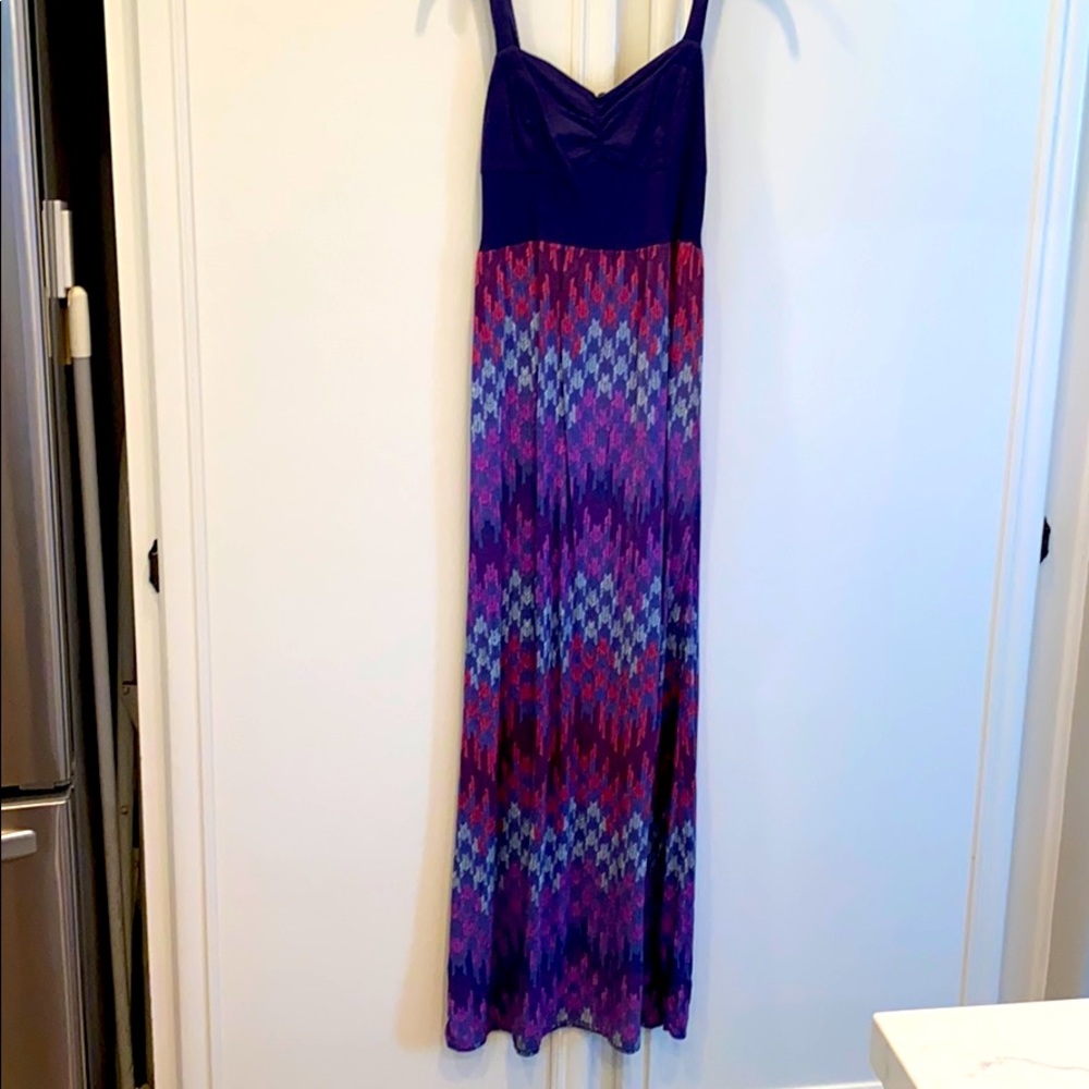 Long float maxi dress